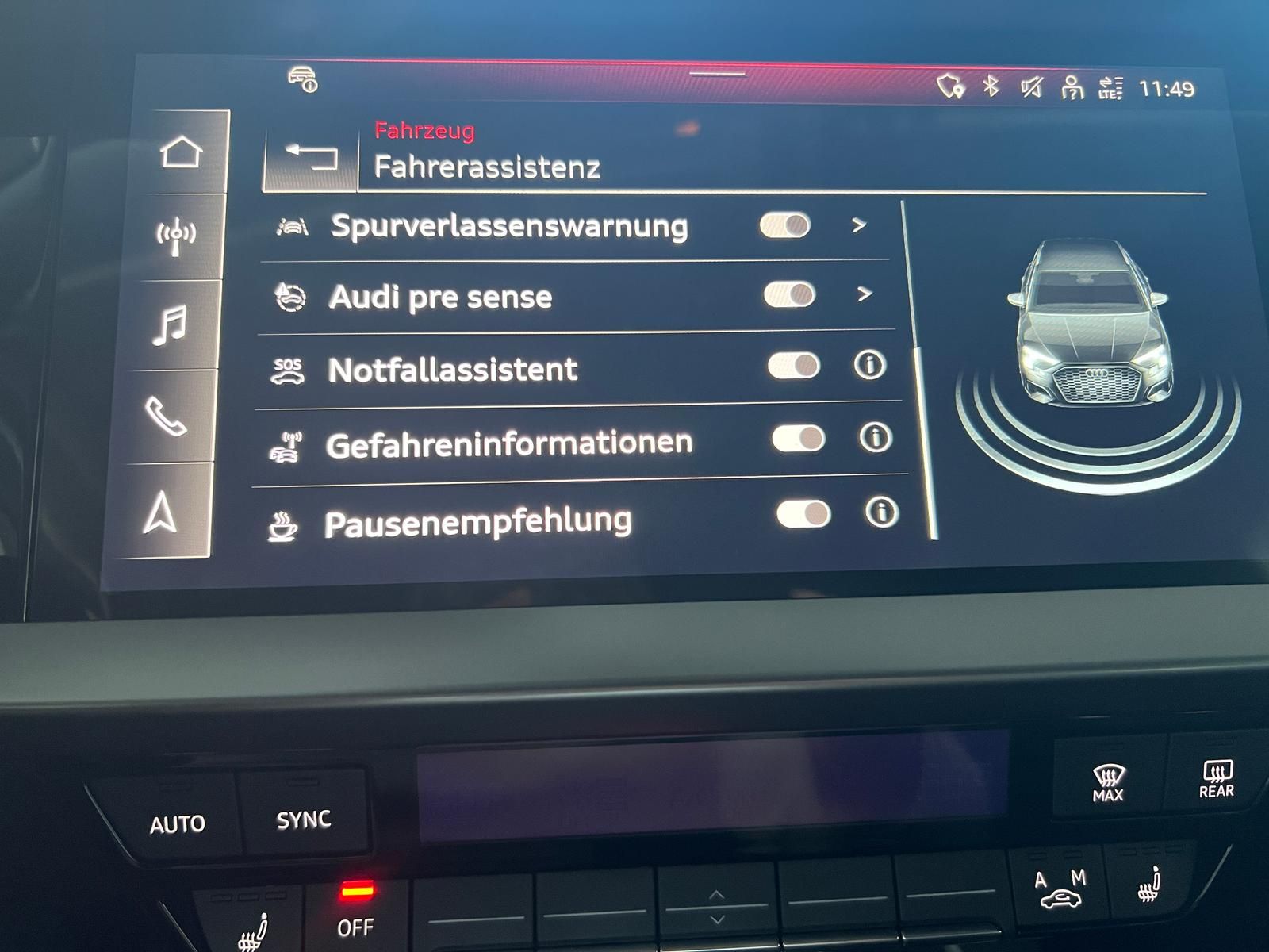 Audi A3 Sportback 35 TDI advanced VIRTUAL LED Kamera