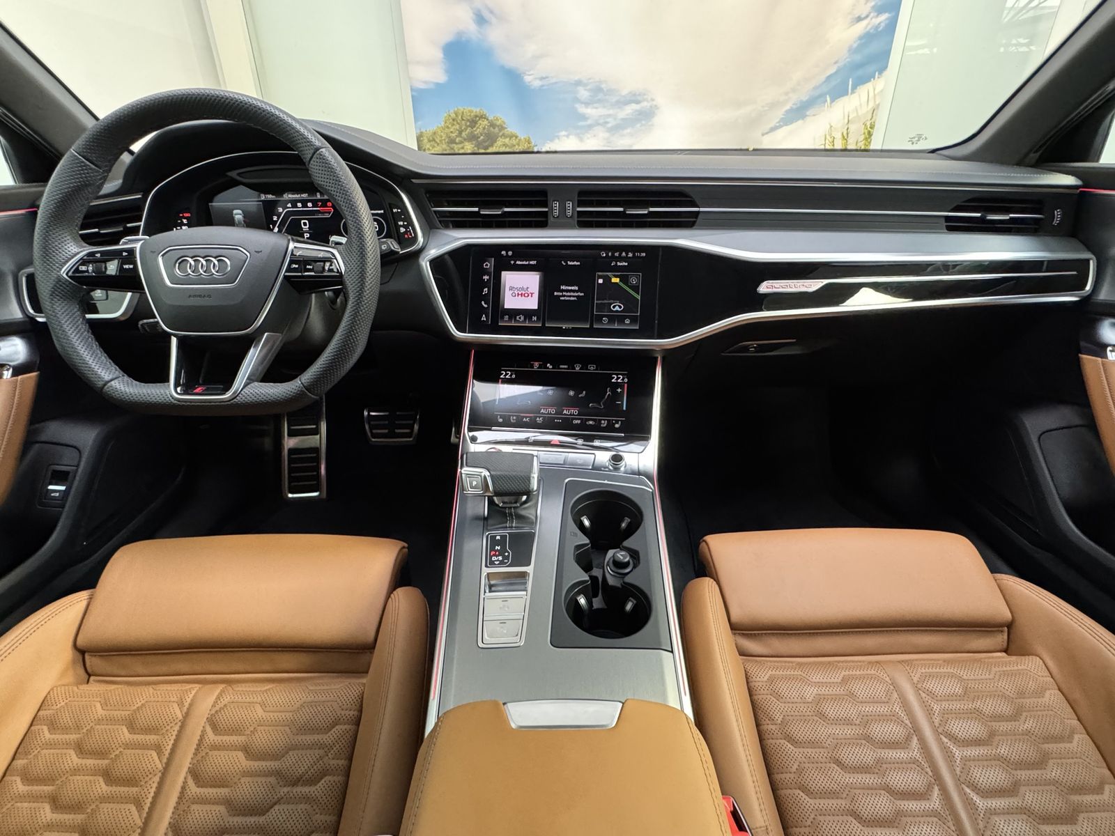Audi RS6 HeadUP MatrixLED Pano B&O 360° ACC Sitzlüft.
