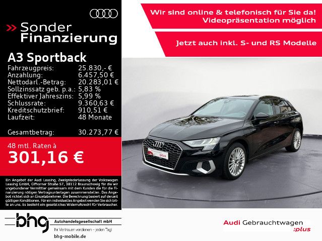 Audi A3 Sportback 40 TFSIe S tronic