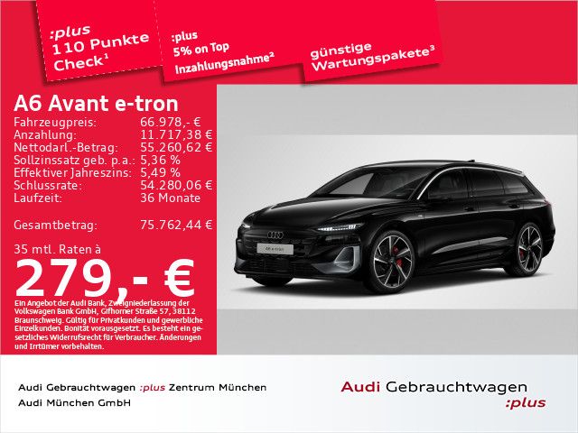 Audi A6 Avant e-tron qu. S line AHK/B&O/21"Zoll/Luftf