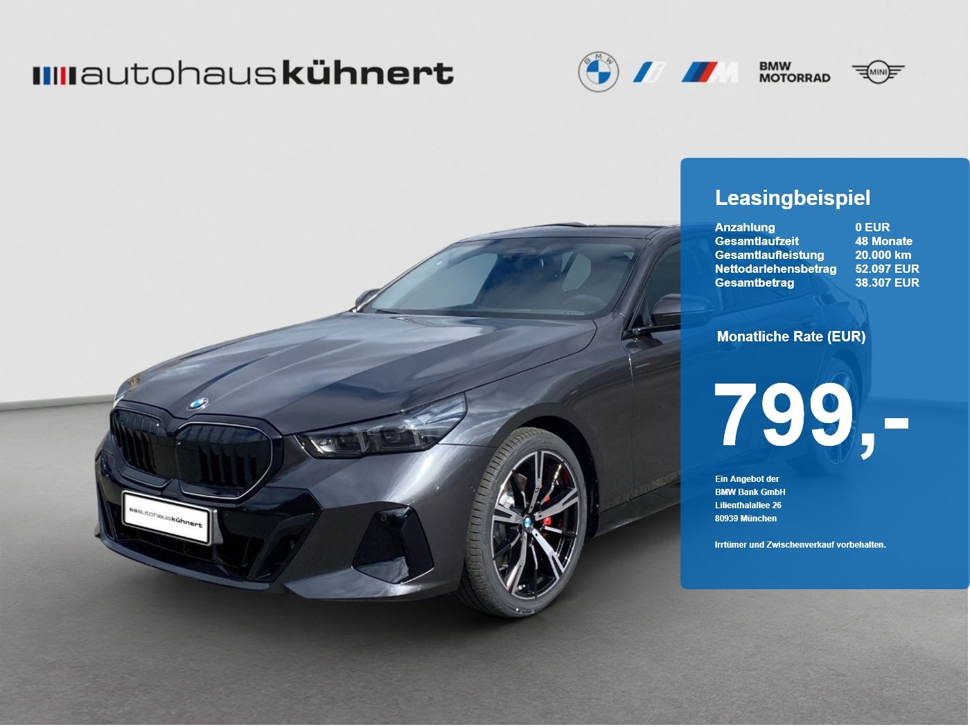BMW 520d xDrive Lim M-Sport PRO UPE 87.370 EUR