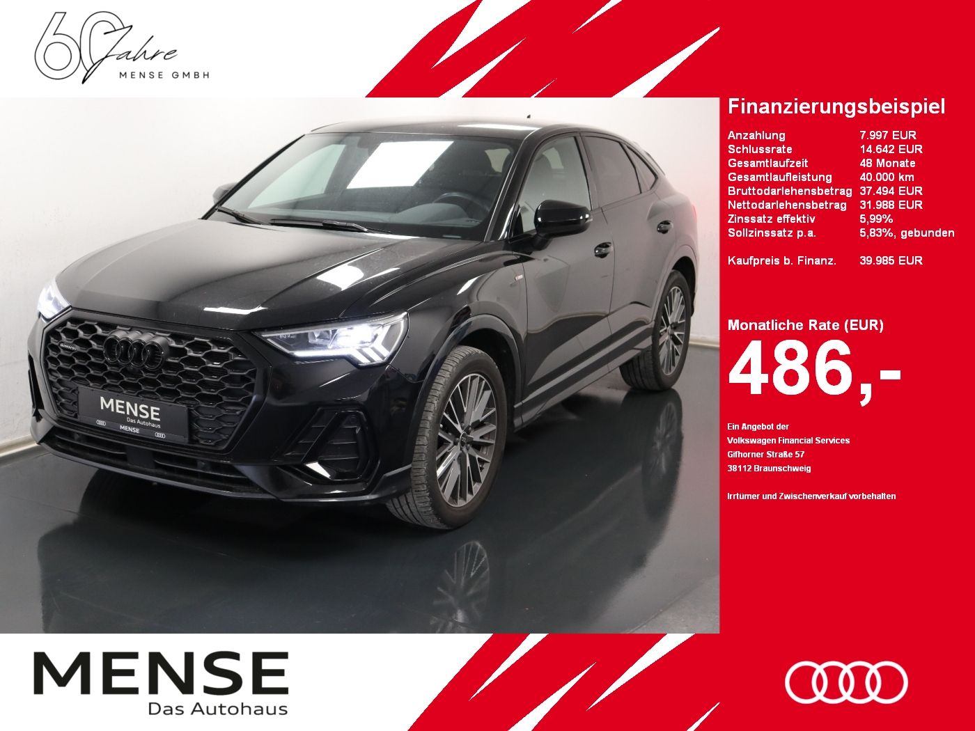 Audi Q3 Sportback 45 TFSI quattro S tronic S-Line - Samsaru's Car Outlet