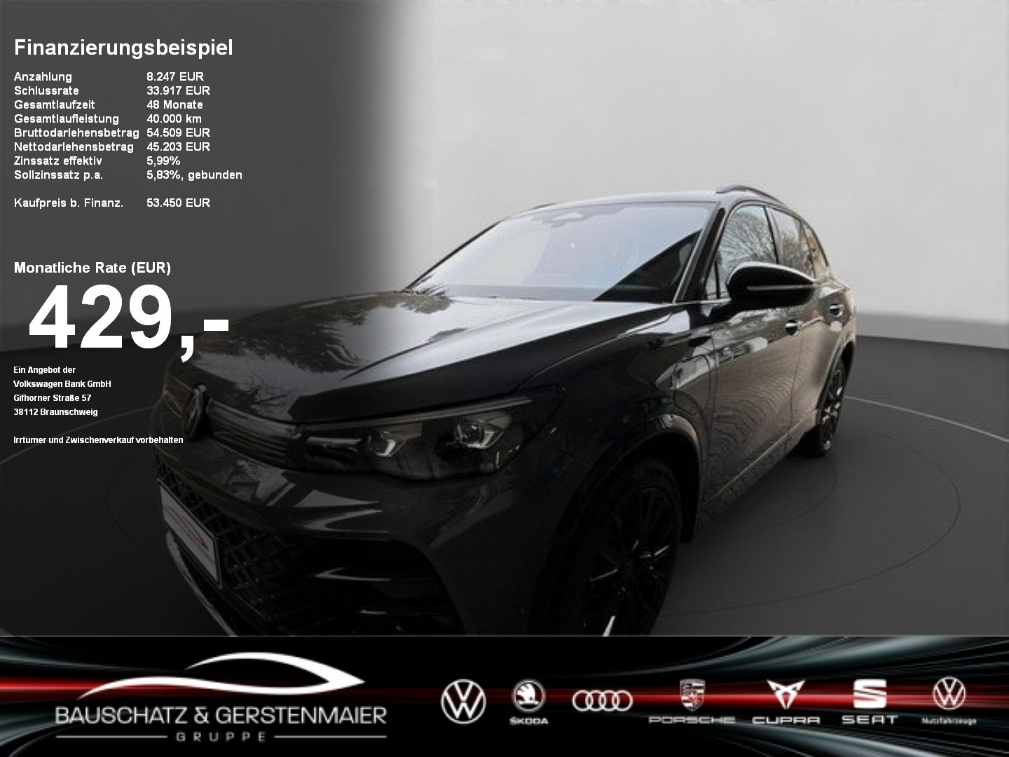 Volkswagen Tiguan 1.5 eHybrid DSG R-Line *HUD*AHK*PANO*SZH*