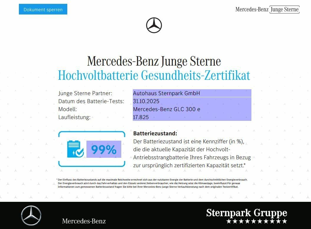 Mercedes-Benz GLC 300 e 4M Premium Distro+Pano+AHK+360°+Memory