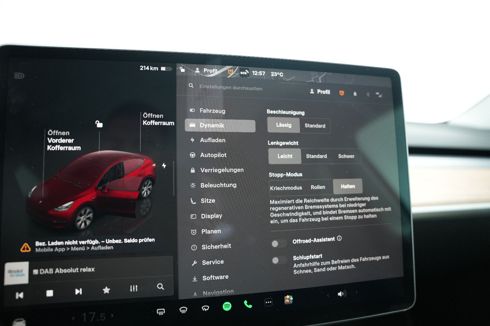 Tesla Model Y Long Range Dual*PanoramaGlasdach*Subwoof