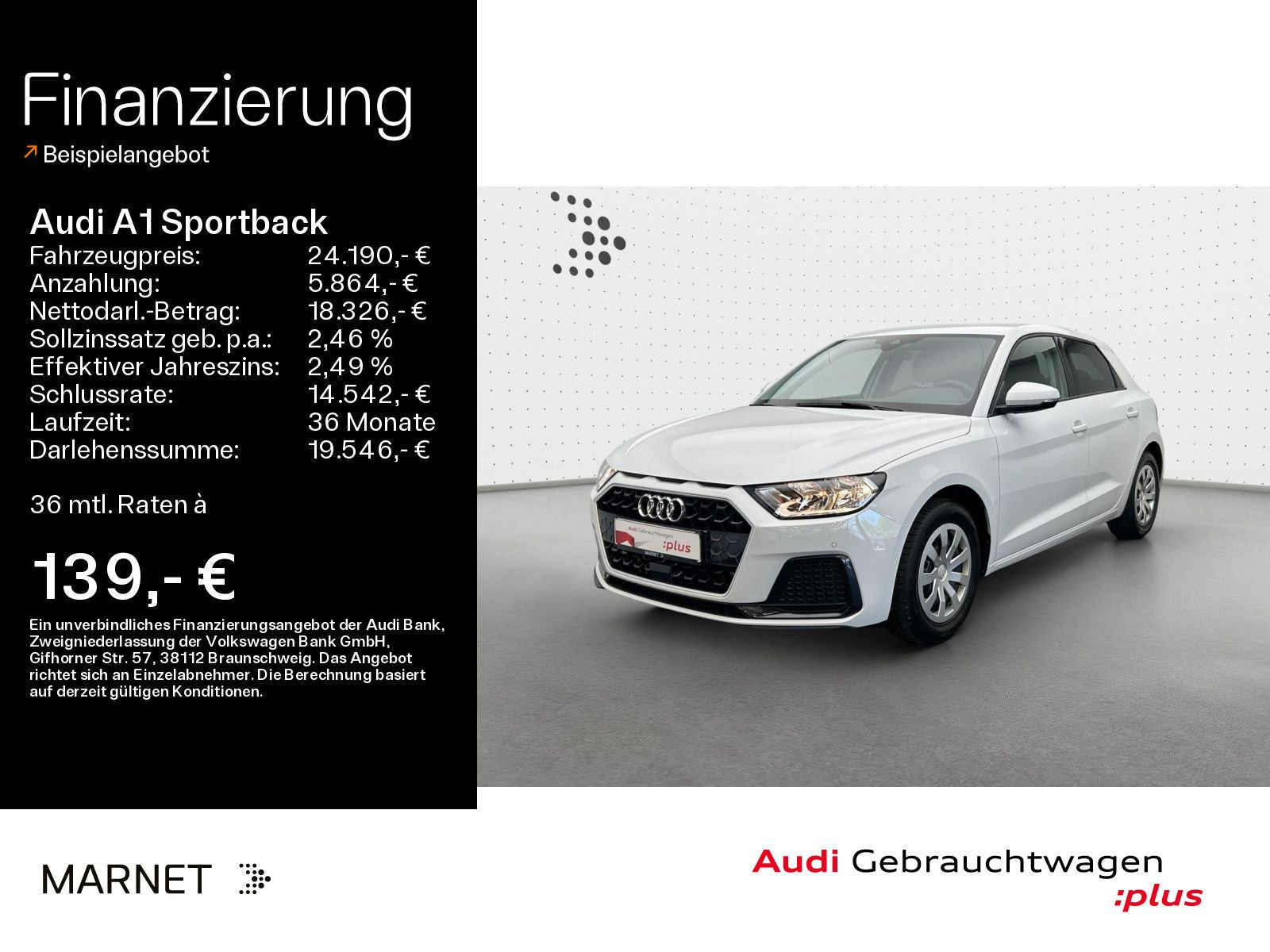 Audi A1 Sportback Advanced 25 TFSI - Samsaru's Car Outlet