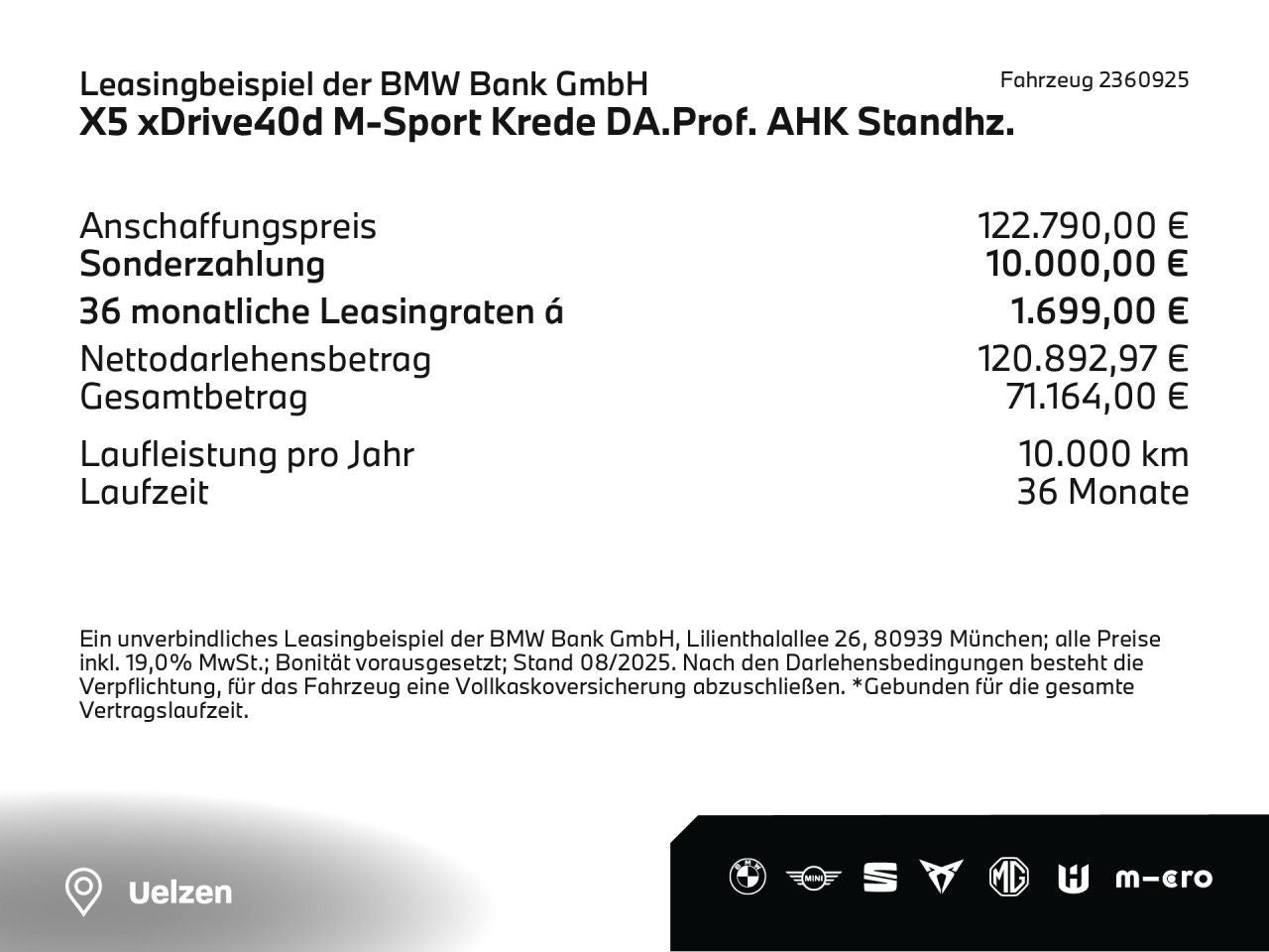 BMW X5 xDrive40d M-Sport Kreide DA.Prof. AHK Navi