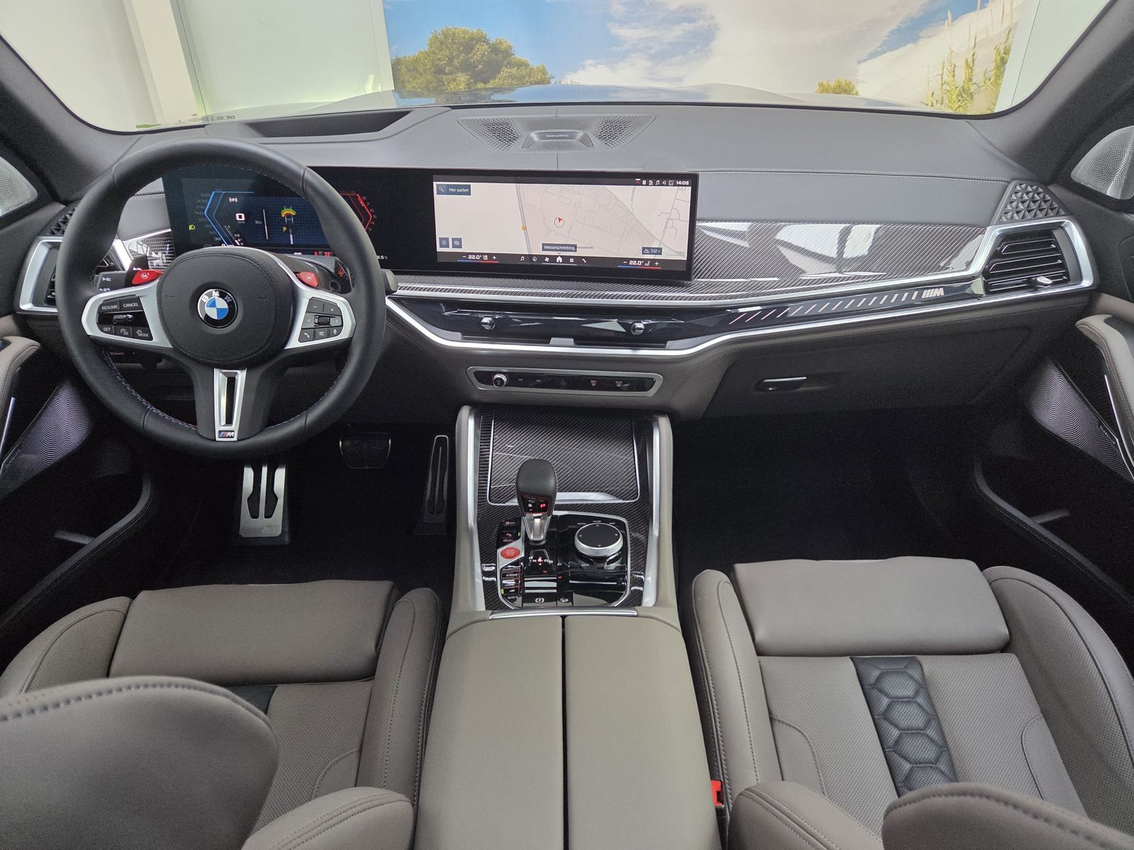 BMW X5 M Competition Matt AHK Sky B&W Carbon UPE196