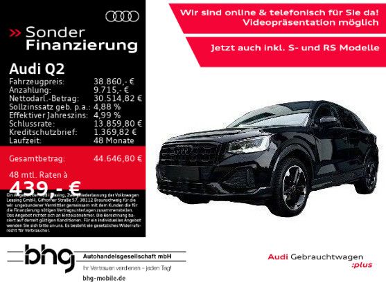 Audi Q2 40 TFSI quattro S tronic S line MatrixLED Ass