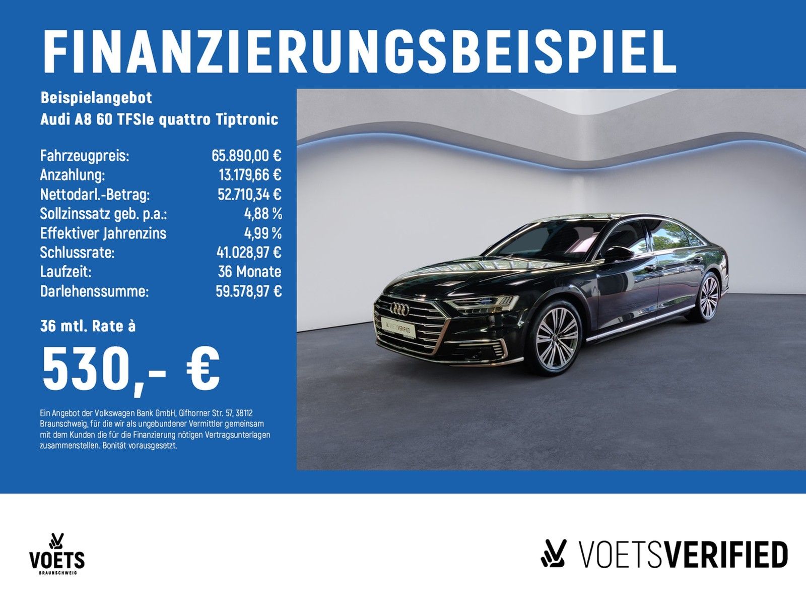 Audi A8 60 TFSIe quattro Tiptronic - Samsaru's Car Outlet
