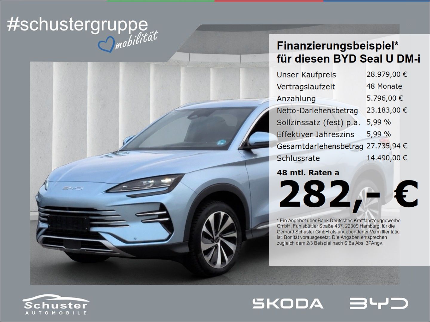 BYD Seal U DM-i Boost eHyb*Panodach 360°K Sitzbelüft