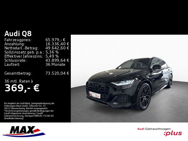 Audi Q8 50 TDI QUATTRO S LINE +MATRIX+RAUTE+PANO+AHK+