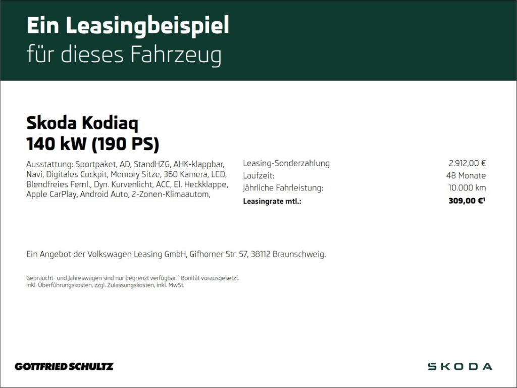 Skoda Kodiaq 2.0 TSI 4x4 Style DSG   AHK   Matrix-LED