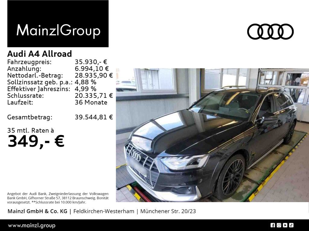 Audi A4 allroad 45 TFSI quattro AHK Kamera Matrix