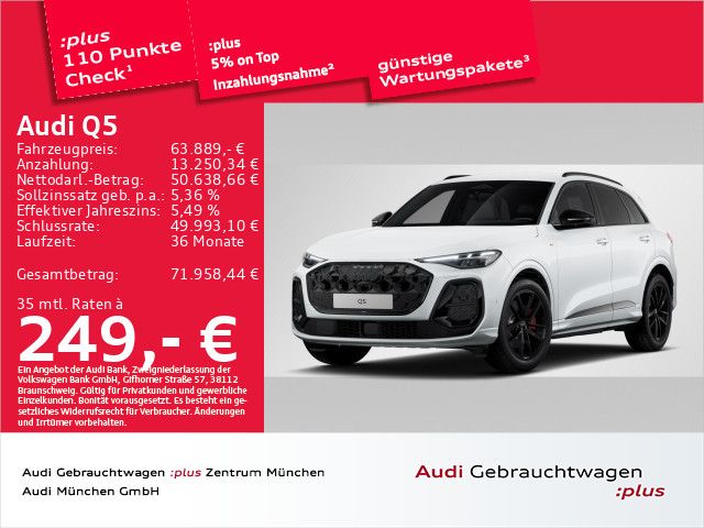 Audi Q5 NEU TDI qu. S line Luftfed/AHK/B&O/HuD