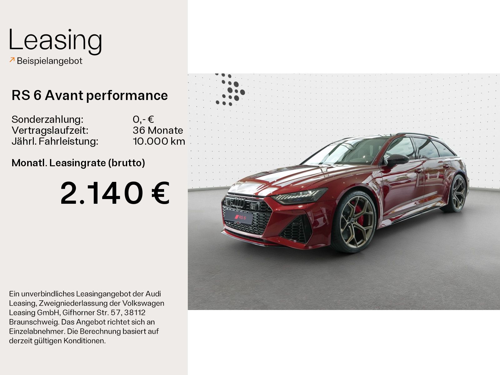Audi RS 6 Avant performance B&O|RS+|MATRIX|PANO