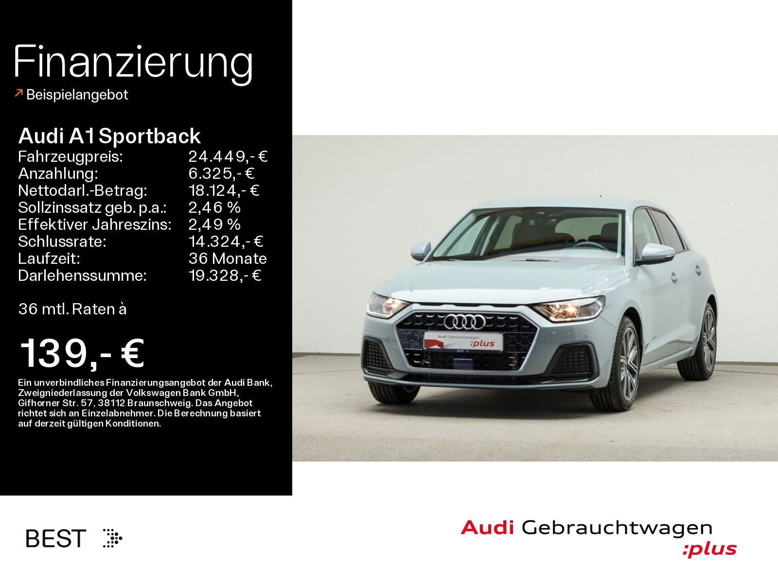 Audi A1 Sportback 30 TFSI advanced - Samsaru's Car Outlet