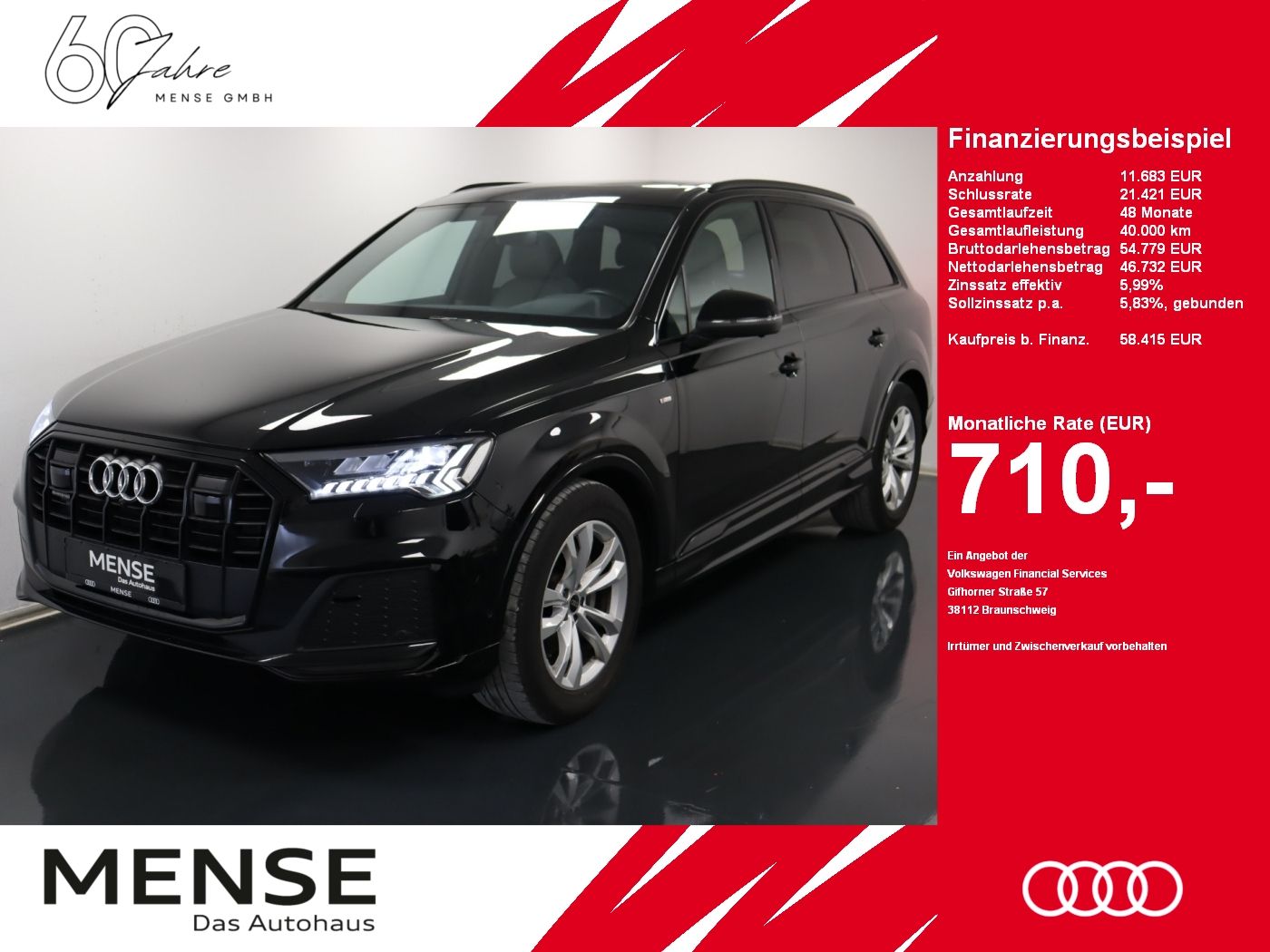Audi Q7 45 TDI quattro S line |Matrix|Luft|Pano