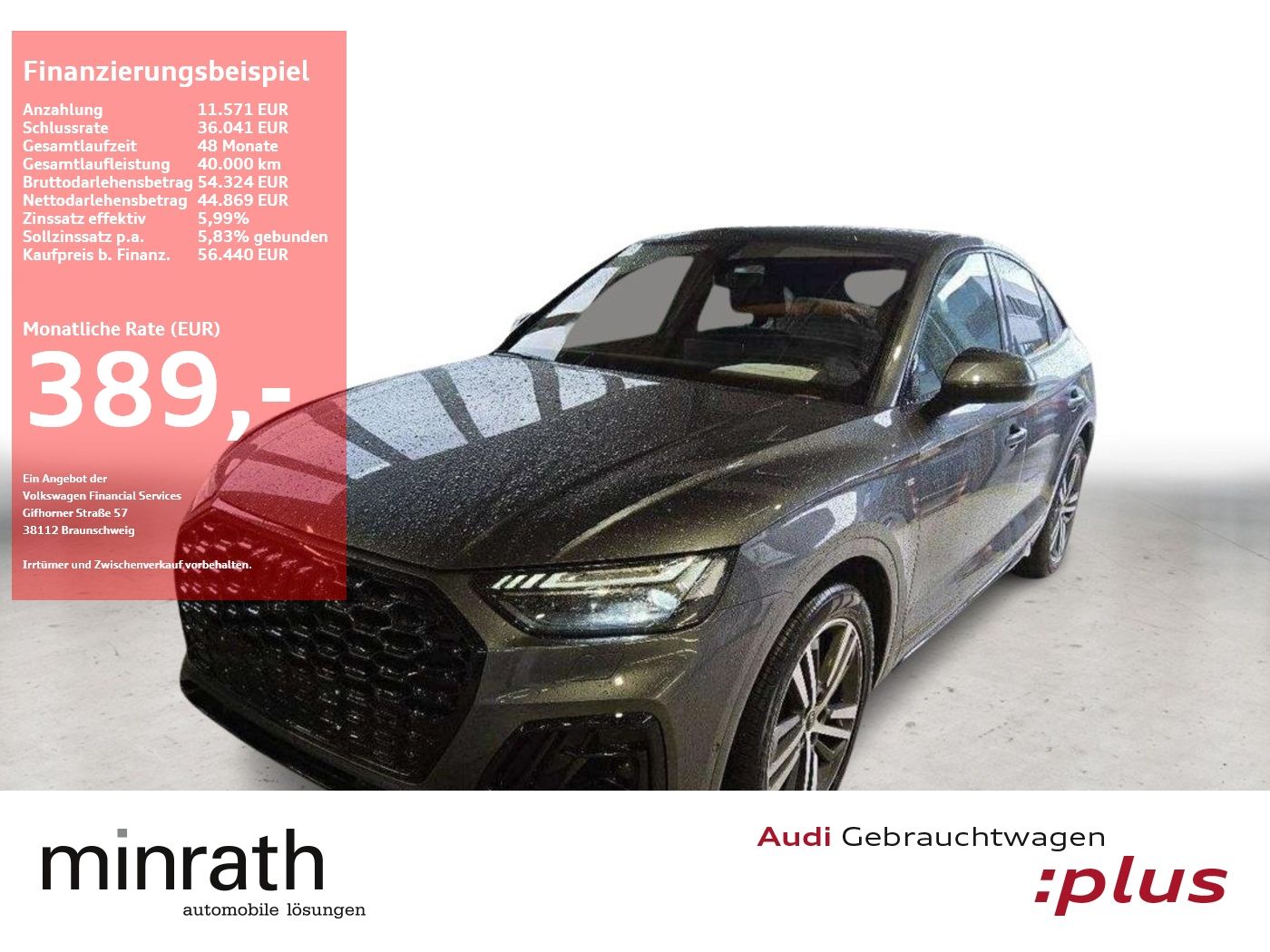 Audi Q5 Sportback S line 40TDI quattro MATRIX+LUFT+B&