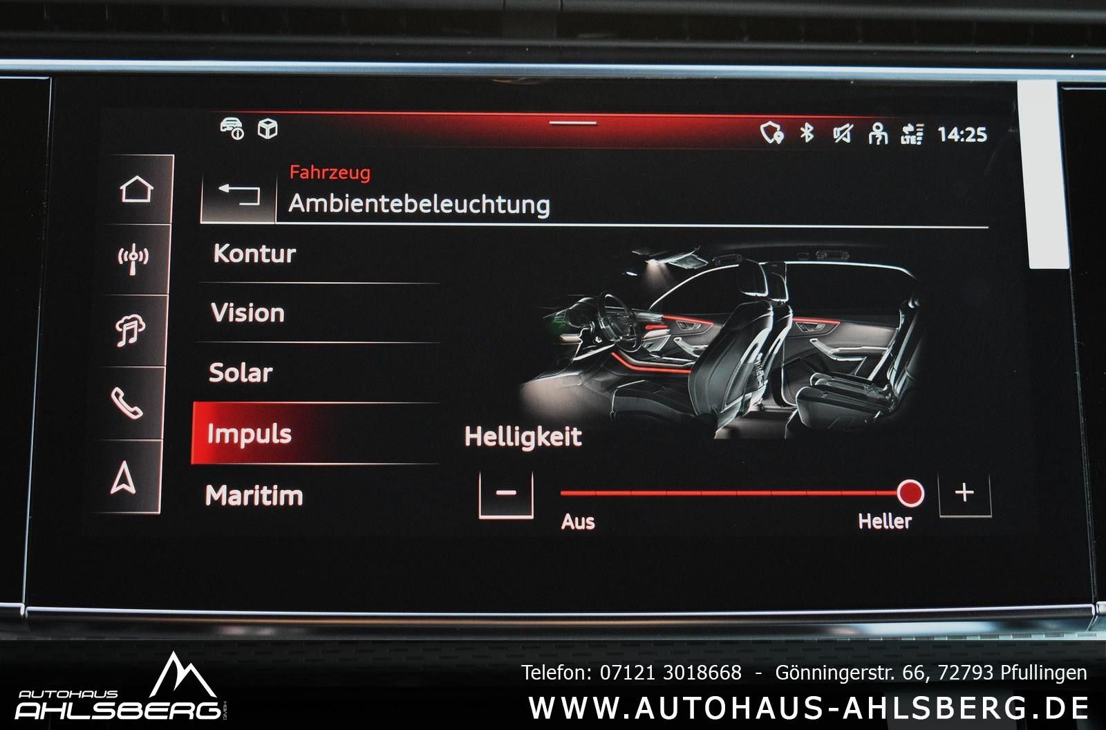 Audi Q8 S-LINE PA MATRIX/MASSA/360°/SOFT/STHZ/PANO/23