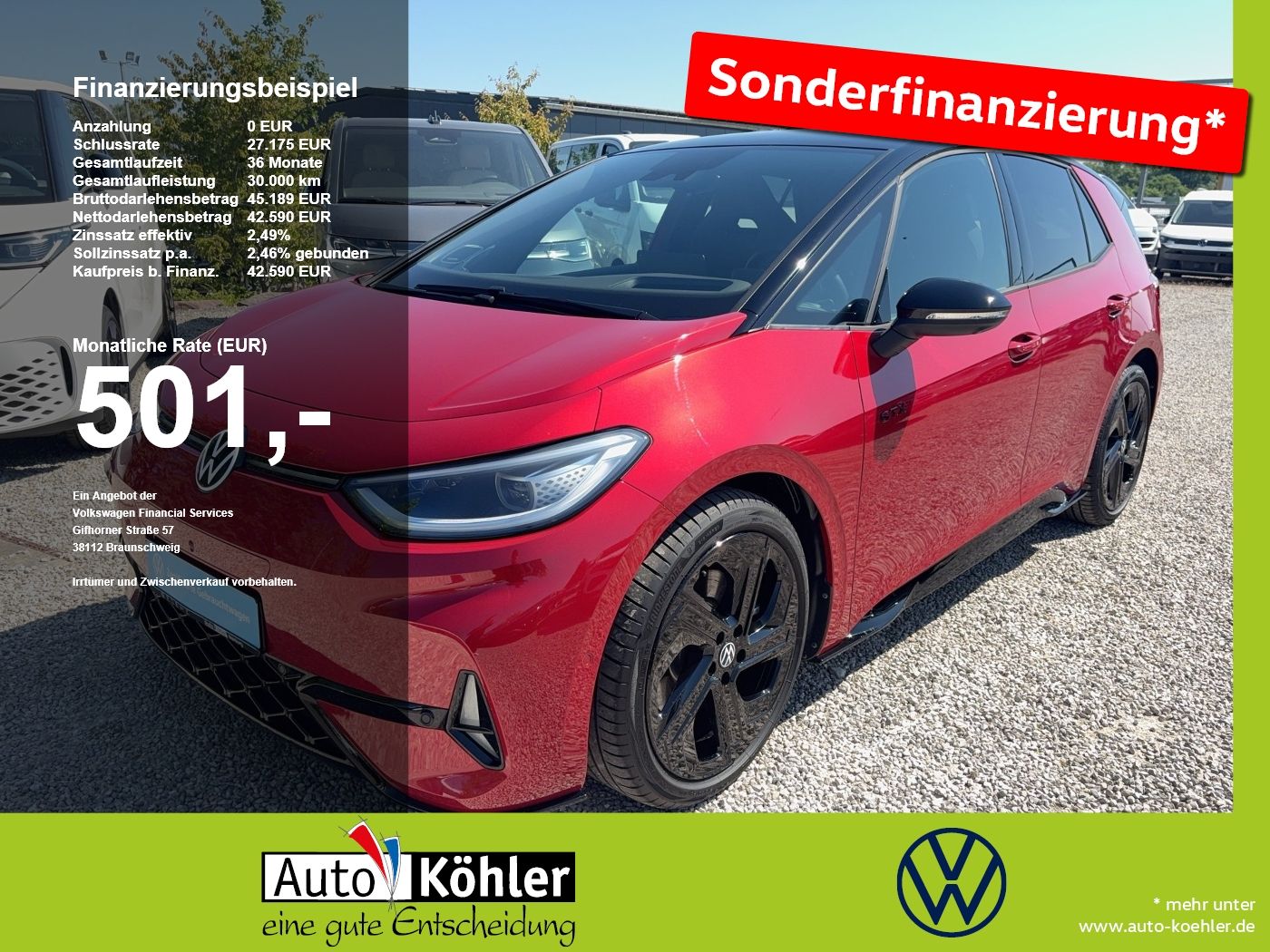 Volkswagen ID.3 GTX Performance AHK/W-Pumpe/CarPlay/Kamera
