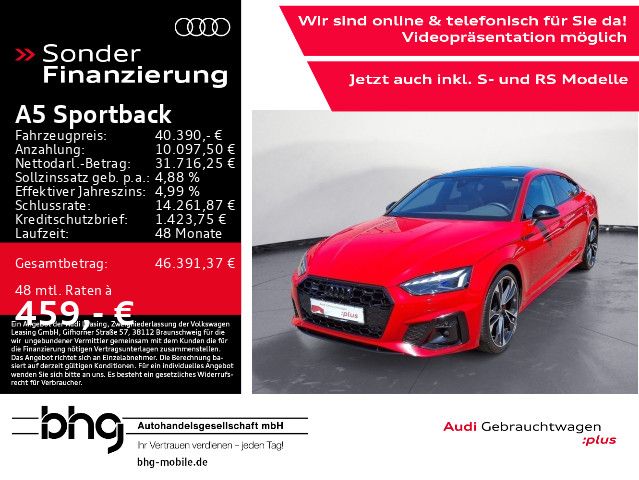Audi A5 Sportback 40 TDI quattro S line competition O