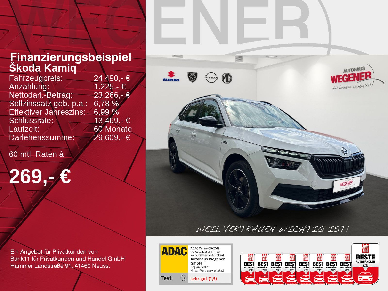 Skoda KAMIQ TSI 1.0 MONTE CARLO - Samsaru's Car Outlet