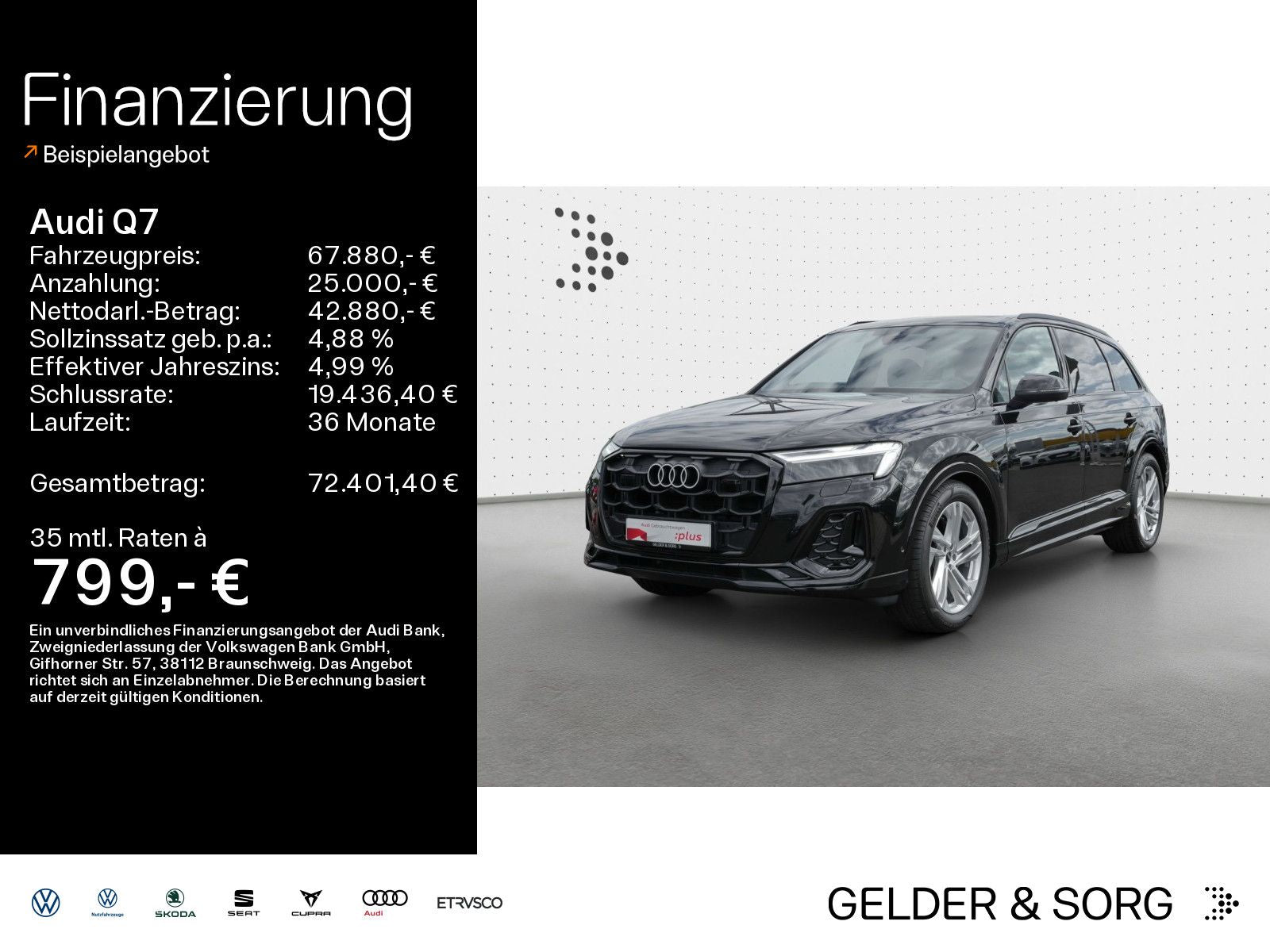 Audi Q7 50 TDI qu. S line neues Modell*Matrix*AIR