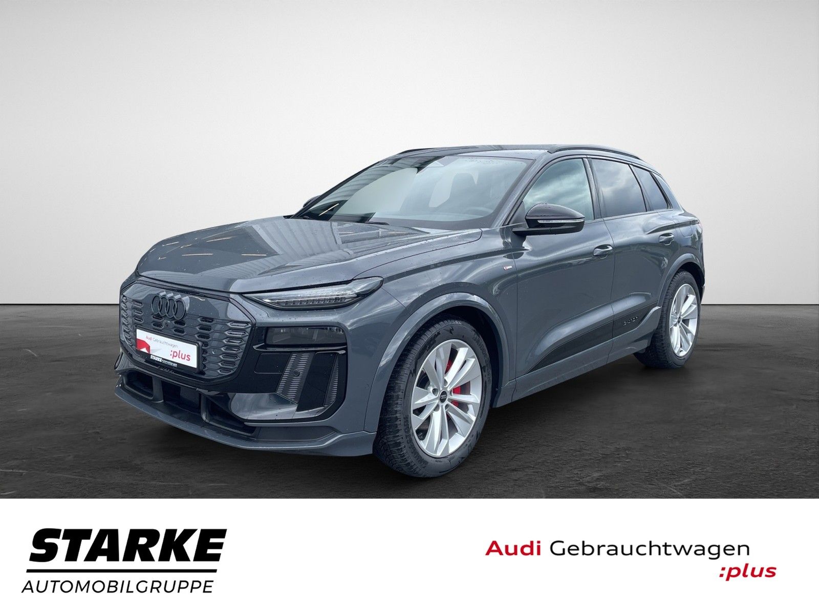 Audi Q6 e-tron quattro s line edition one grey  HeadU