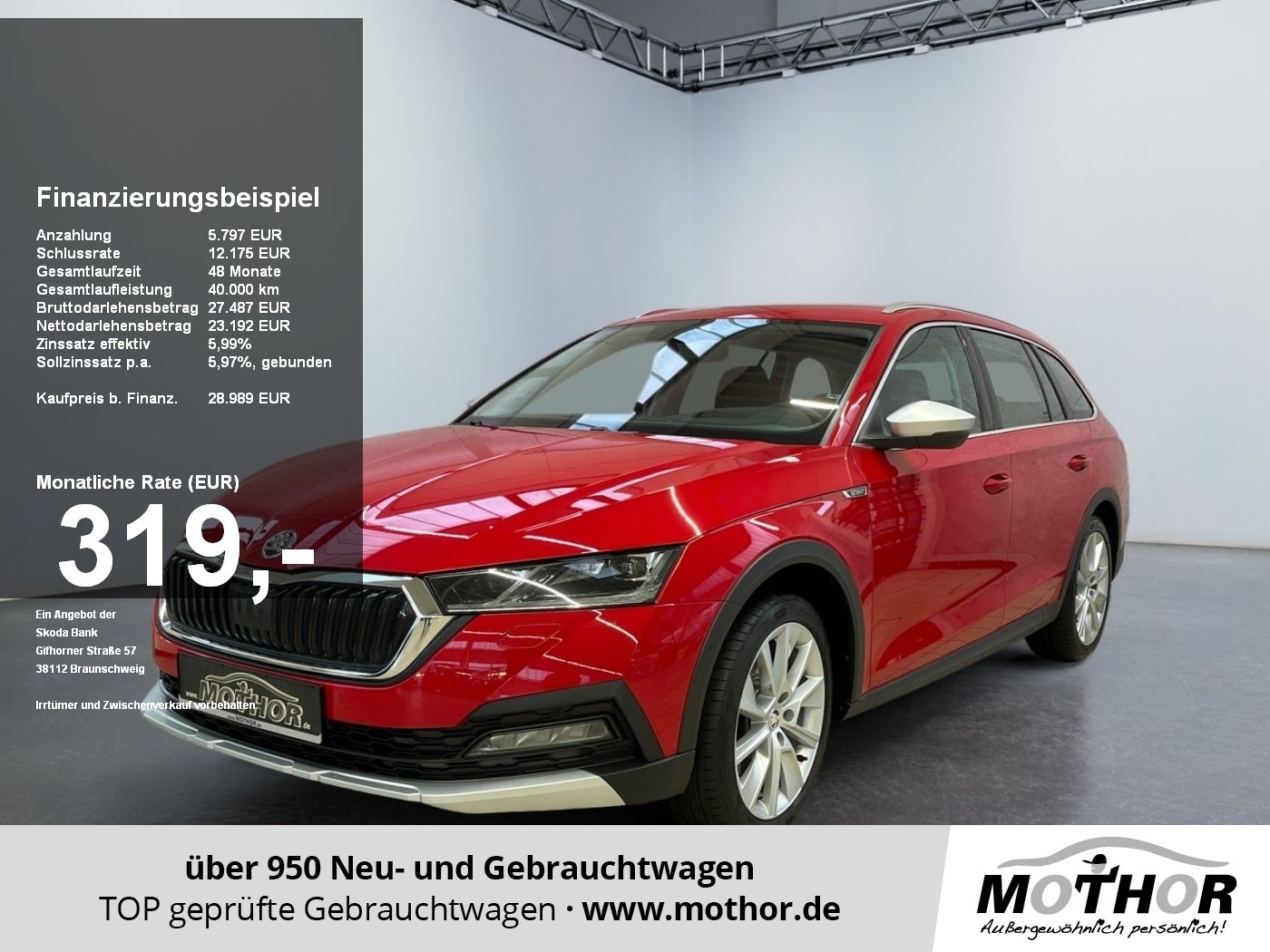 Skoda Octavia Combi Scout 2.0TDI DSG 4x4 Headup-Displa