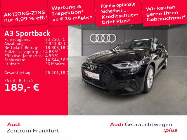 Audi A3 Sportback 30 TDI S tronic LED AHK DAB Panoram