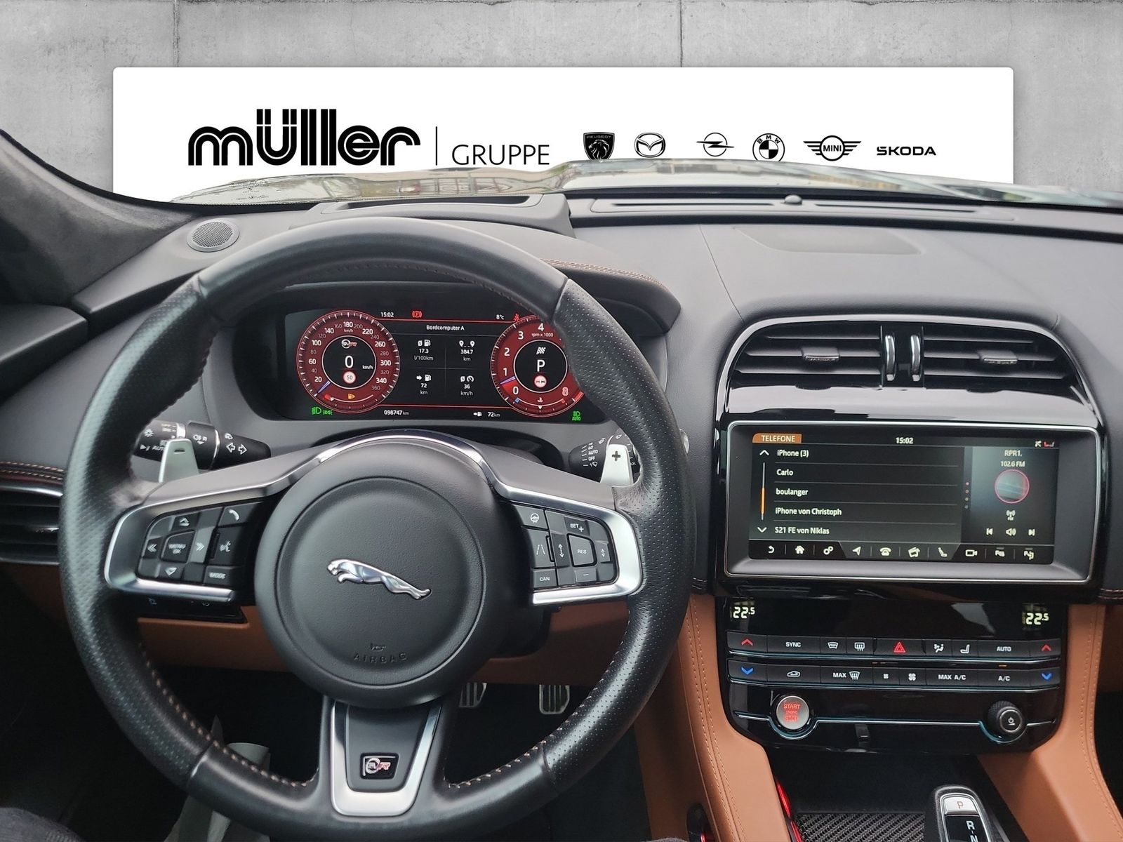 Jaguar F-Pace SVR 4WD Head-Up DAB LED WLAN RFK AHK PDC