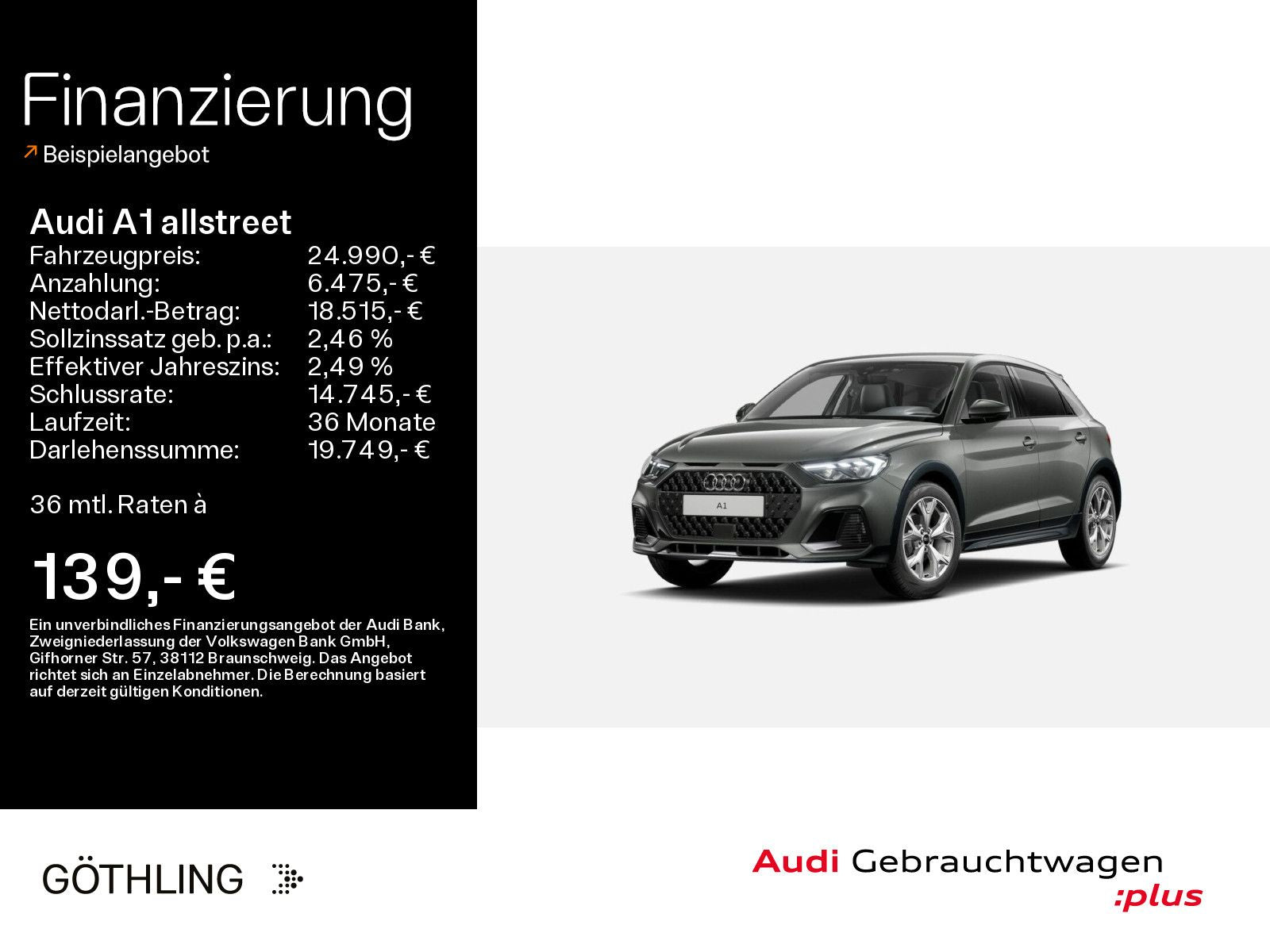 Audi A1 allstreet 30 TFSI - Samsaru's Car Outlet