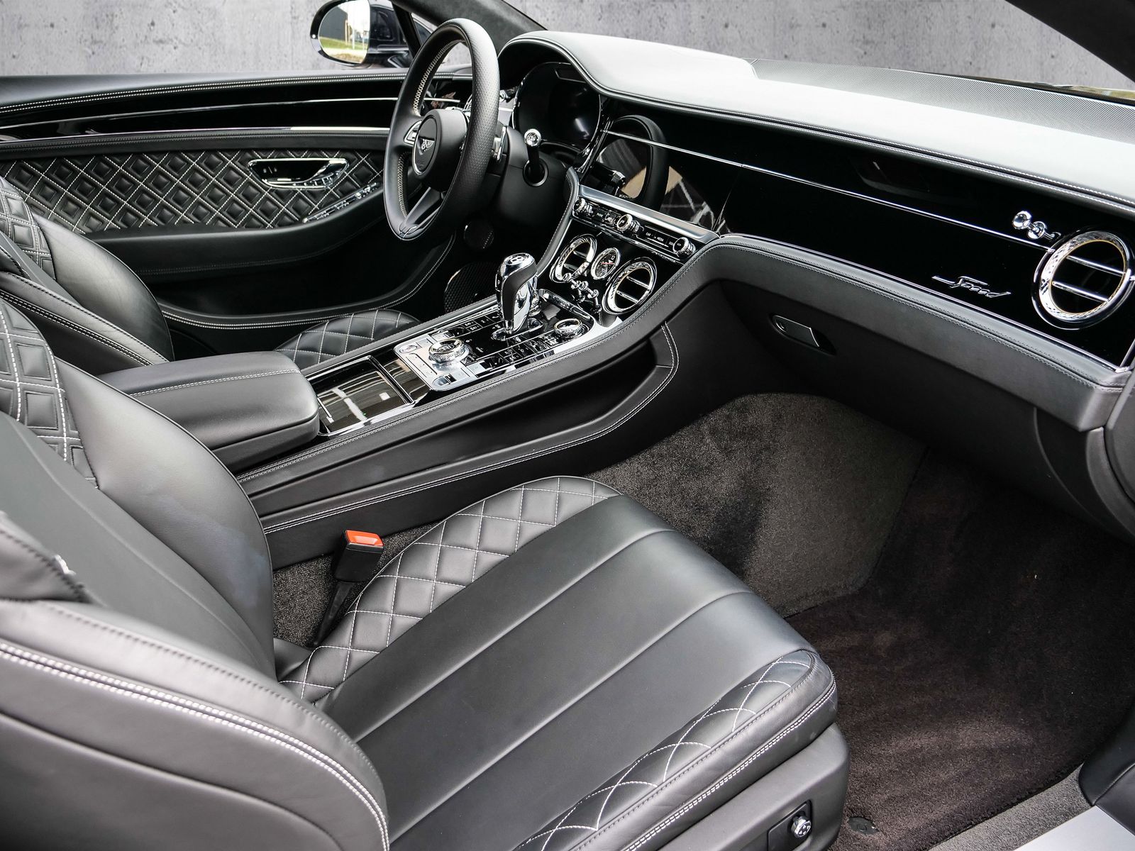 Bentley Continental GT W12 Speed Onyx, Diamond Knurling