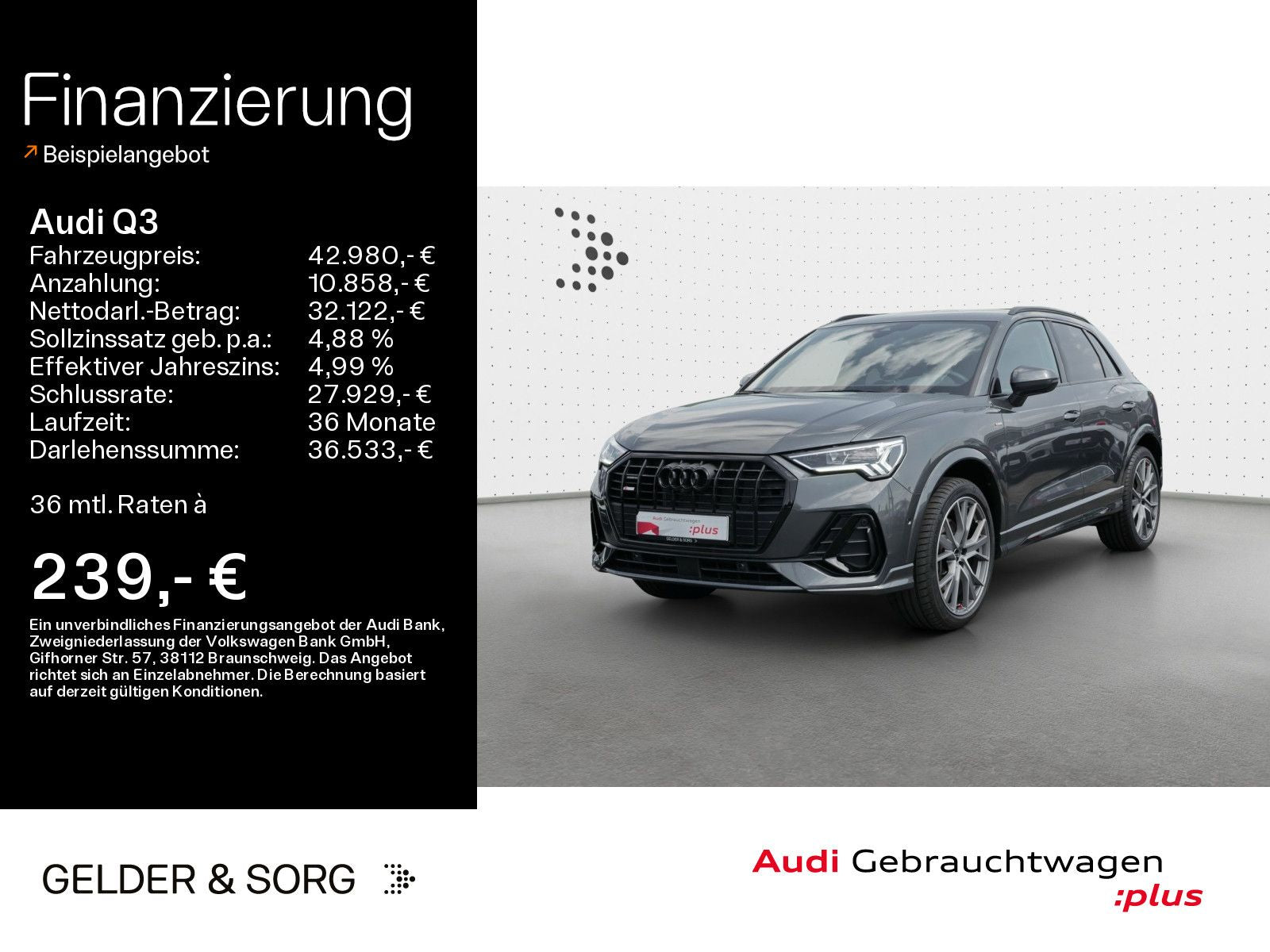 Audi Q3 40 TFSI qu. S line - Samsaru's Car Outlet