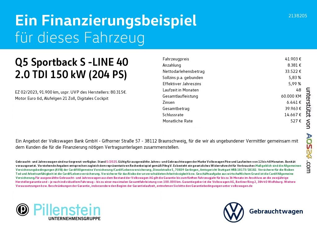 Audi Q5 Sportback S -LINE 40 2.0 TDI STANDH AHK KAMER