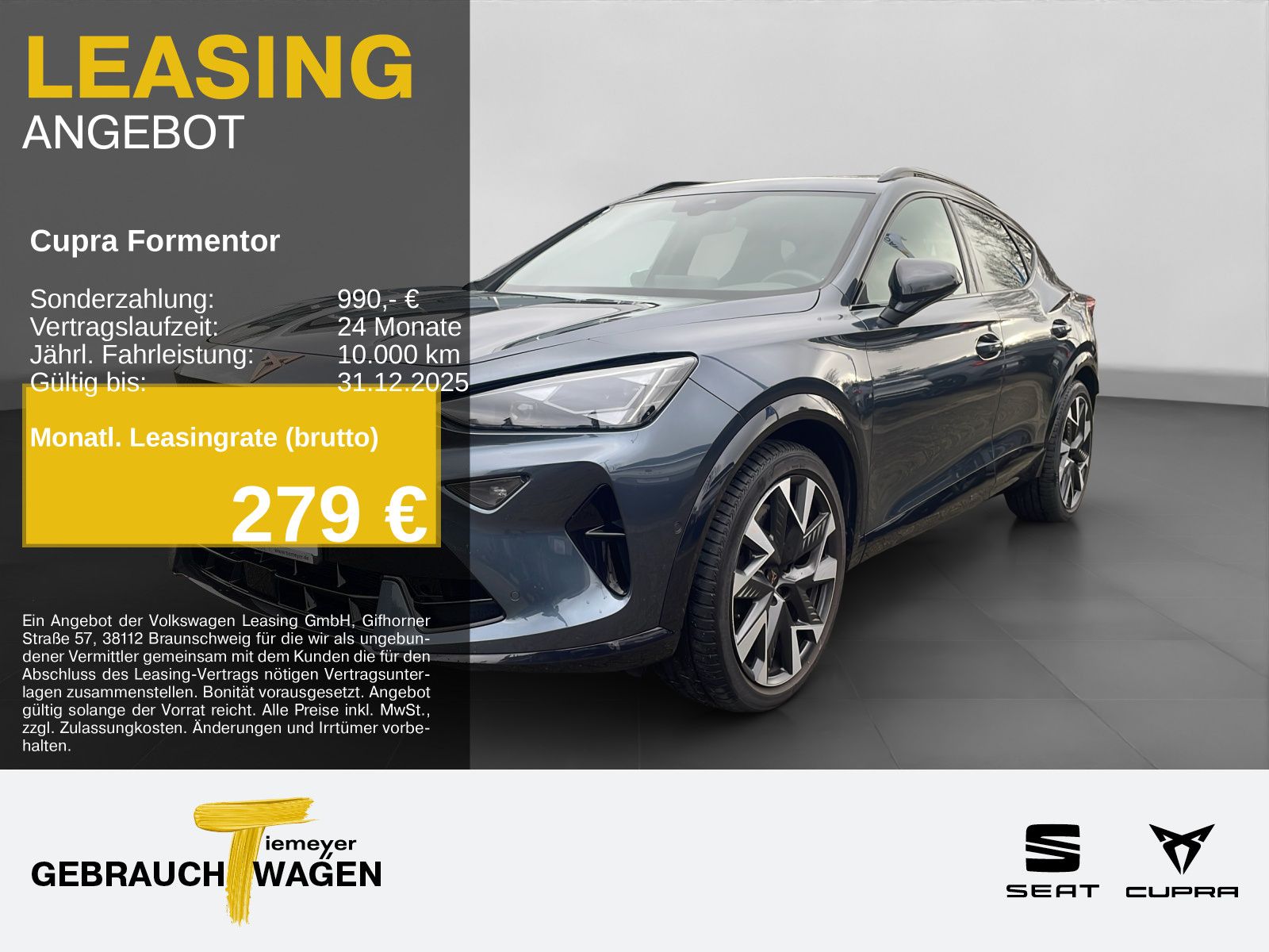 Cupra Formentor VZ 2.0 TSI LM19 PANO AHK MATRIX 360 SU