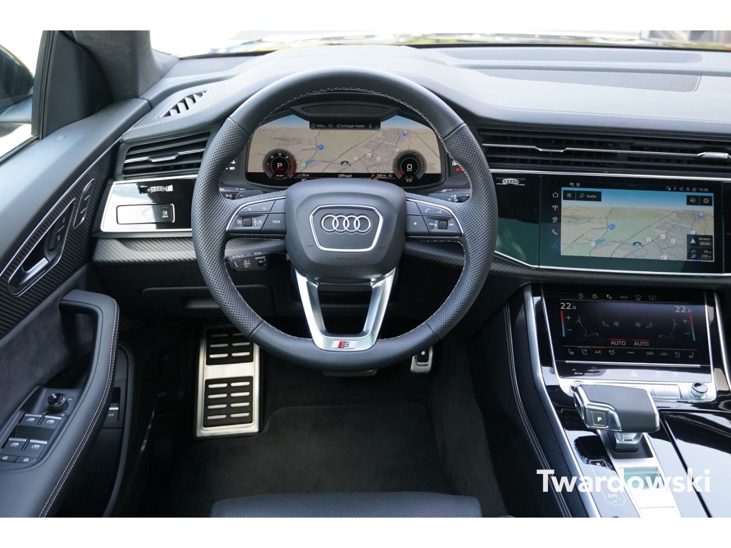 Audi Q8 50 TDI S line Pano Hud Matrix 23'' B&O AHK 36