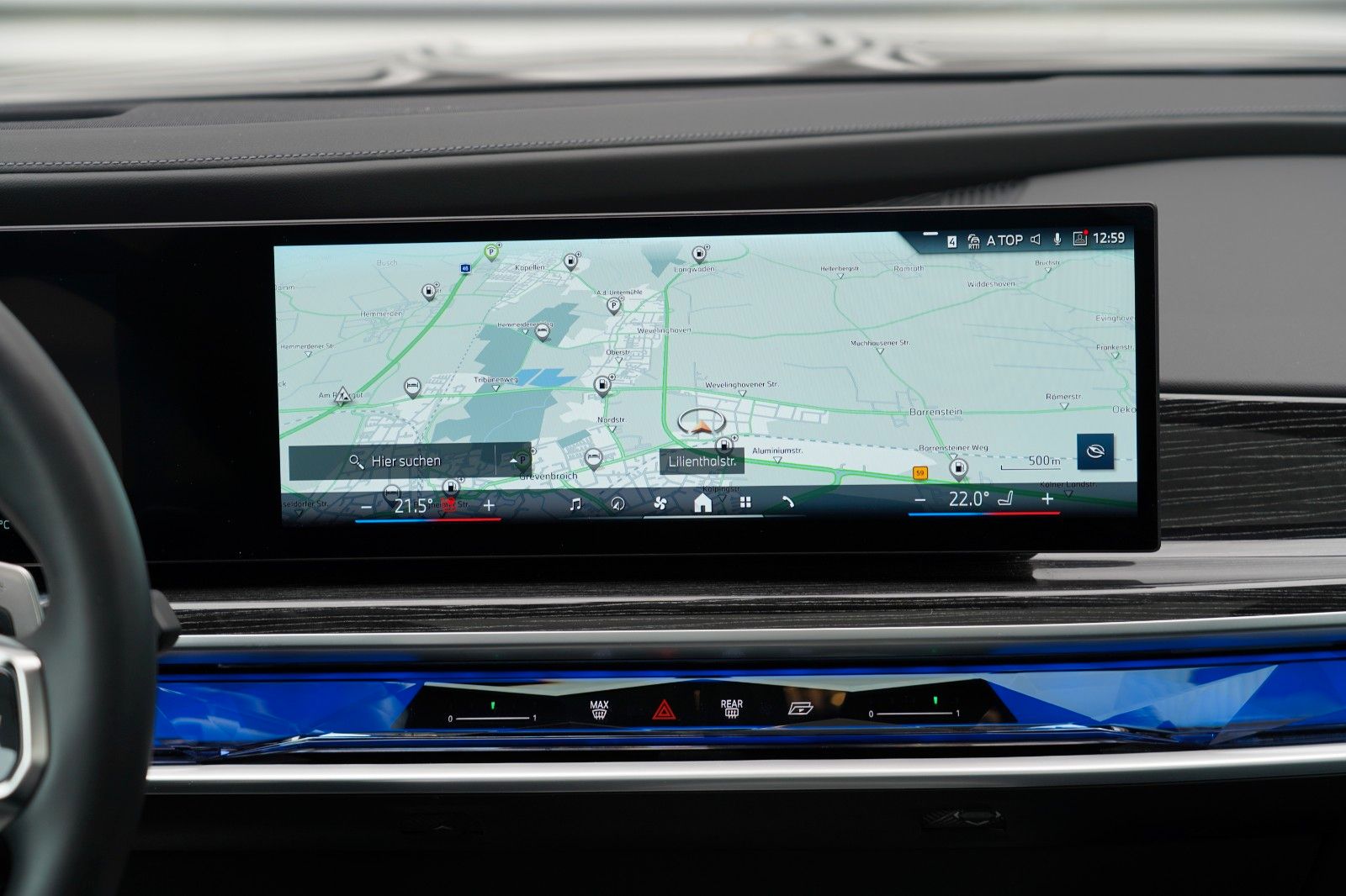 BMW 740d xDrive M Sport SKYLOUNGE ICONIC 360 HUD B&W