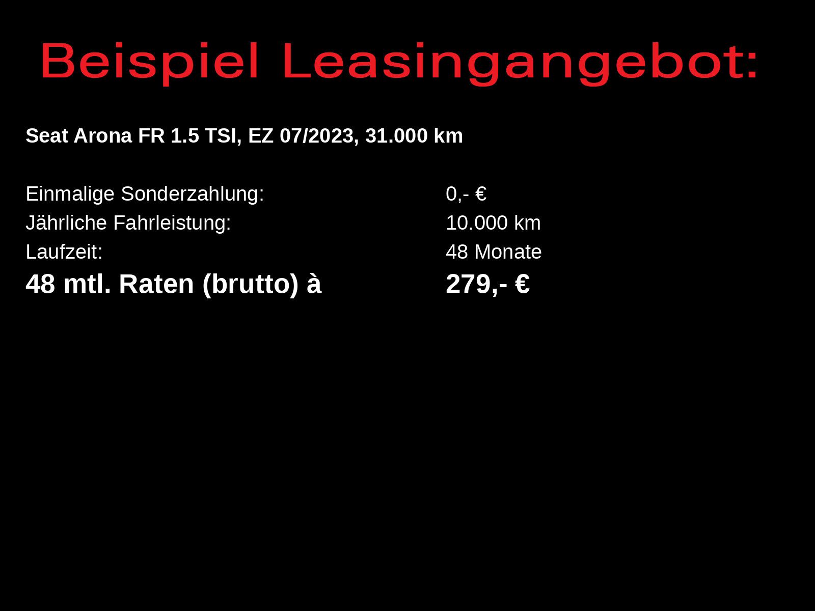 Seat Arona FR 1.5TSI DSG / Navi, ParkAssist, LED, AHK