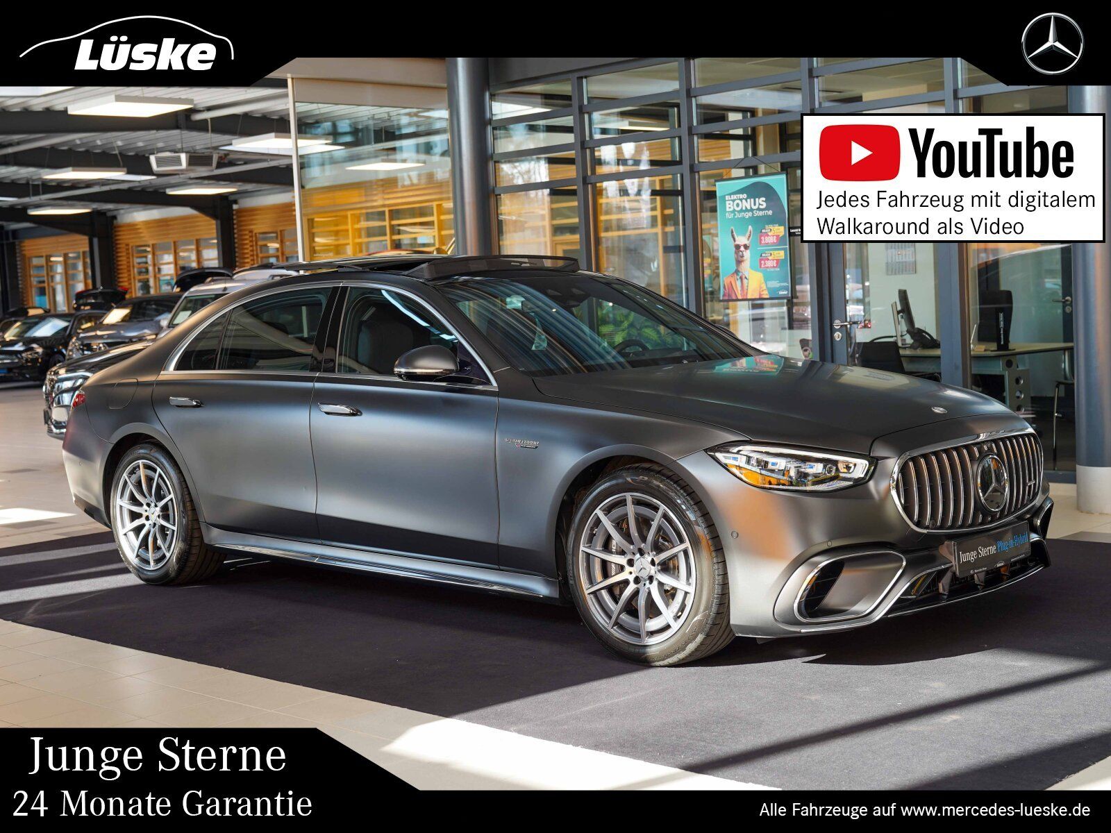 Mercedes-Benz S 63 AMG E Performance MATT Exklusiv AR-Head-up