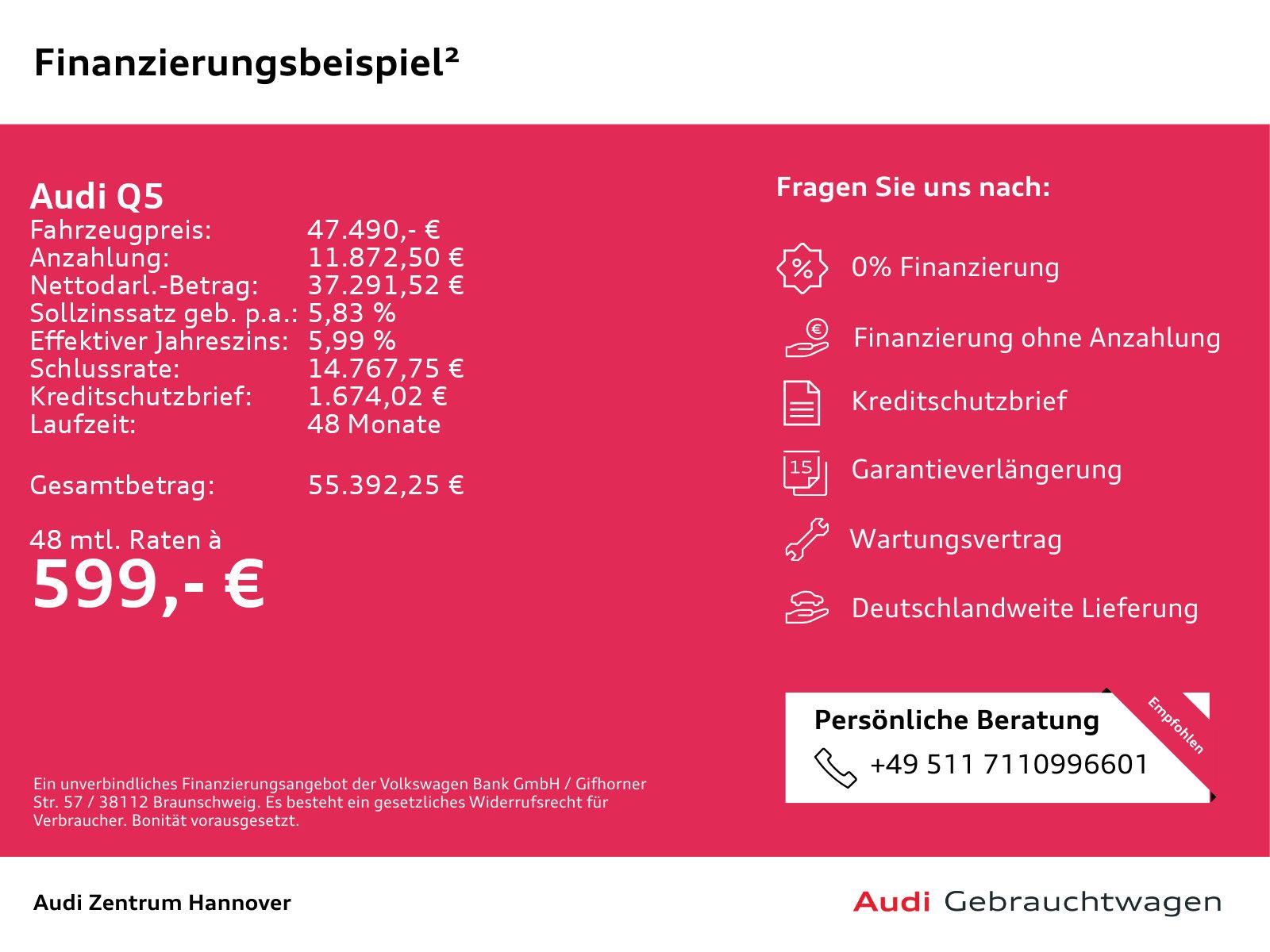 Audi Q5 S line 40 TDI quattro virtual AHK