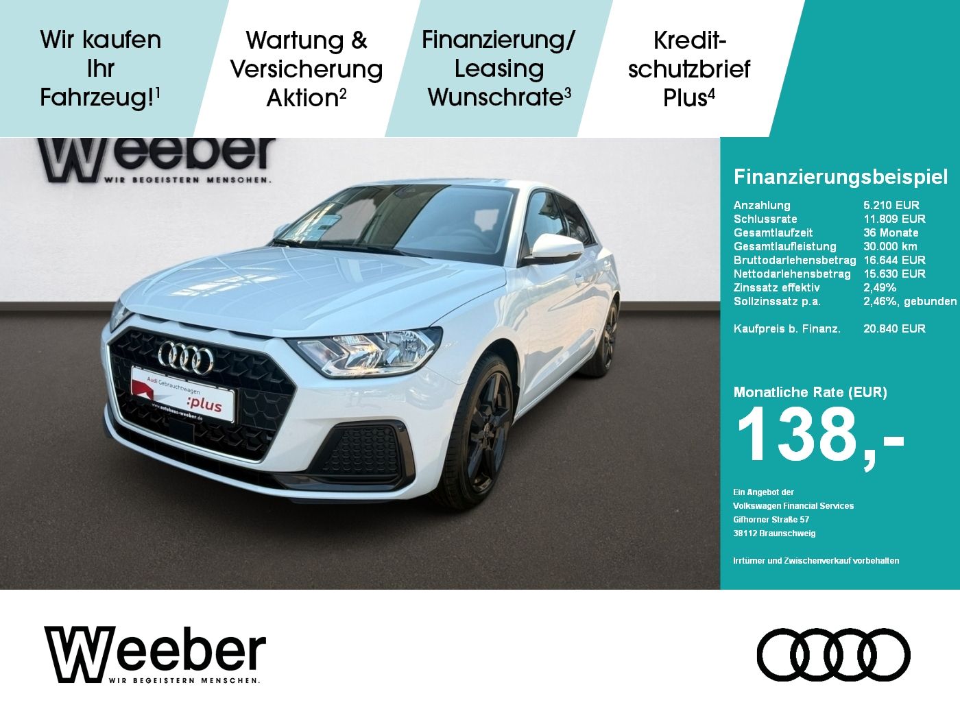 Audi A1 Sportback advanced - Samsaru's Car Outlet