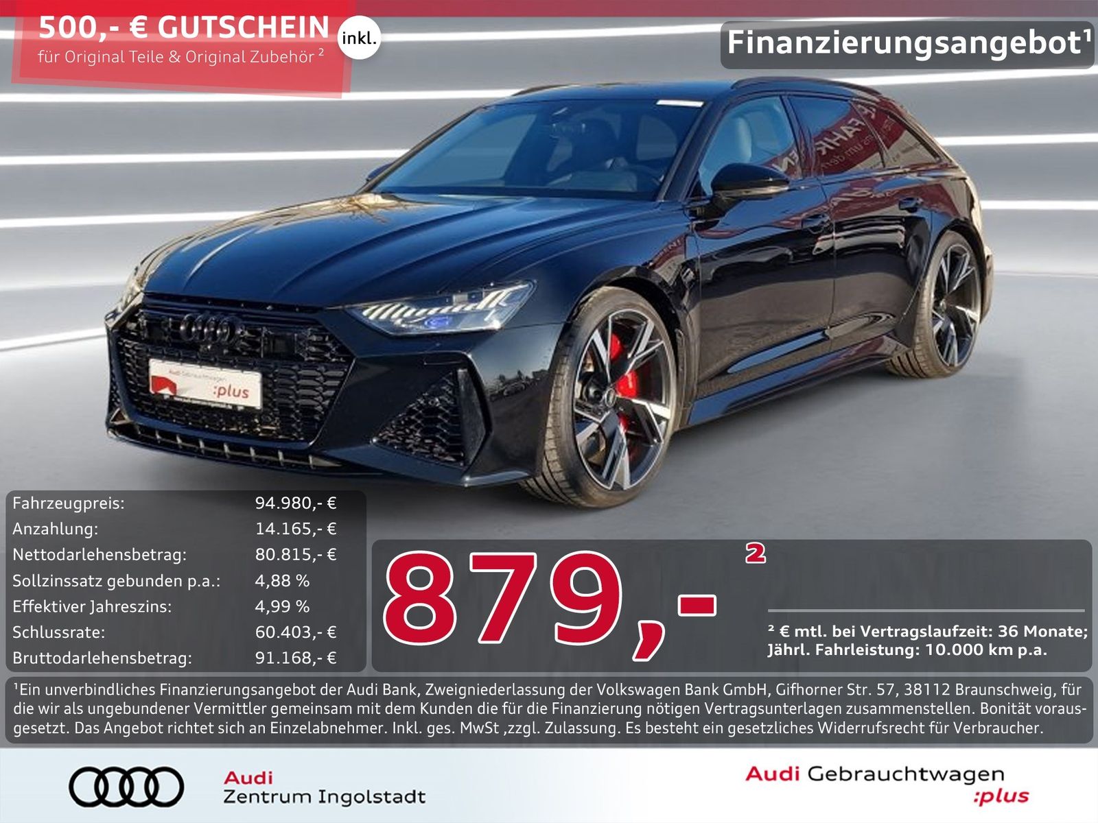 Audi RS6 Avant LASER RS-AGA STHZG 22" AHK RS-Sitz B&O