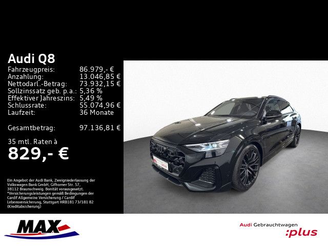 Audi Q8 50 TDI QUATT S LINE HD-MATRIX+AHK+RAUTE+PANO+