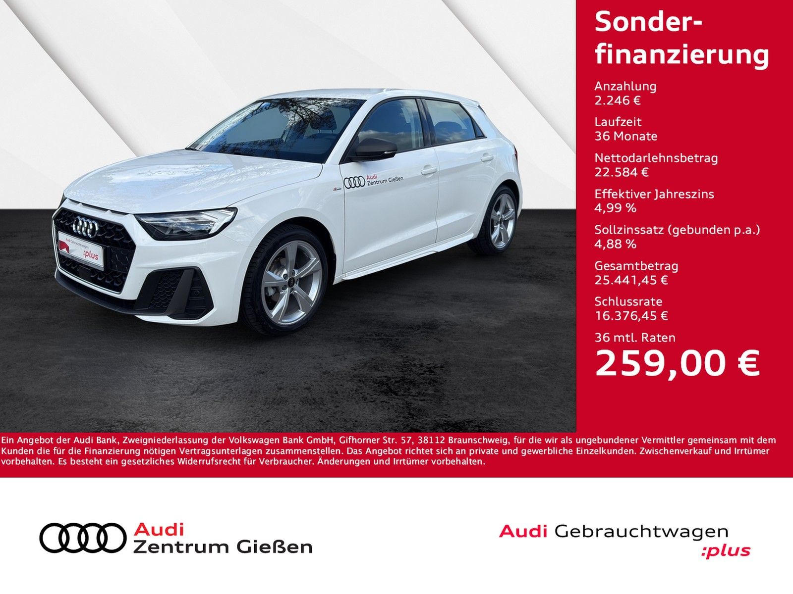Audi A1 Sportback 25 TFSI S-tronic S line LED MMI Nav