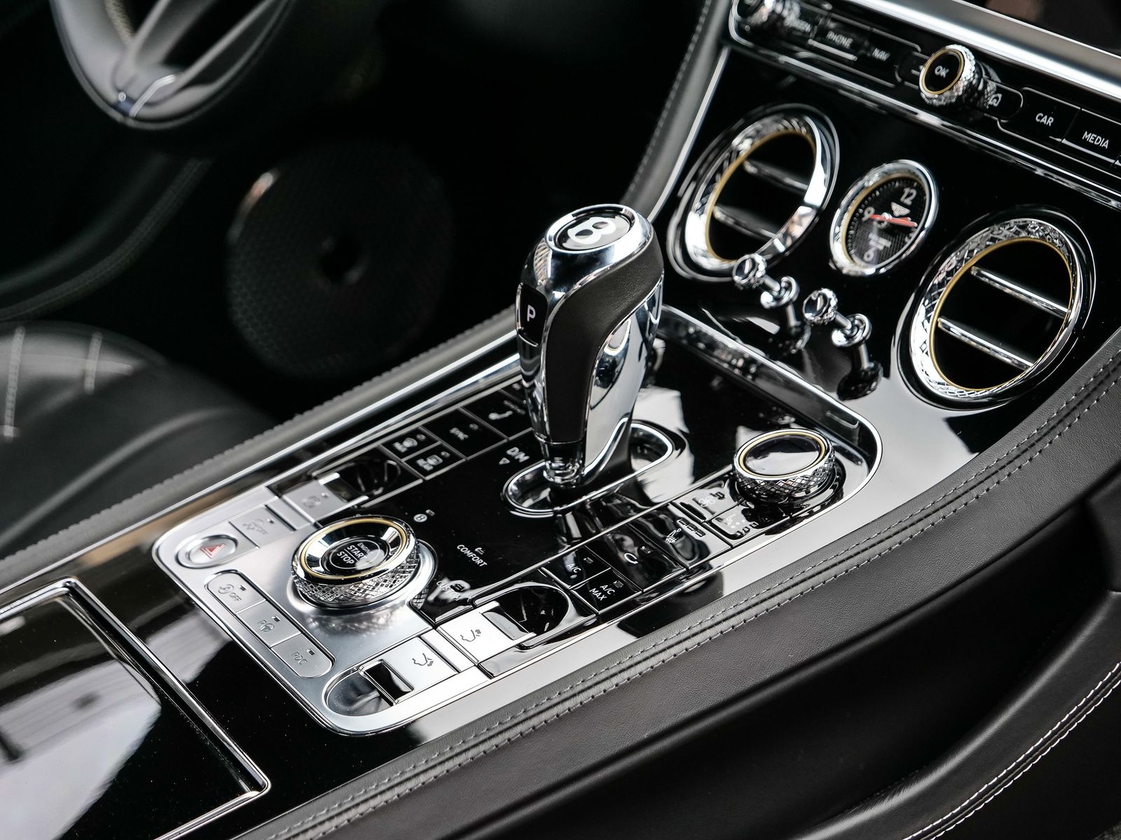 Bentley Continental GT W12 Speed Onyx, Diamond Knurling