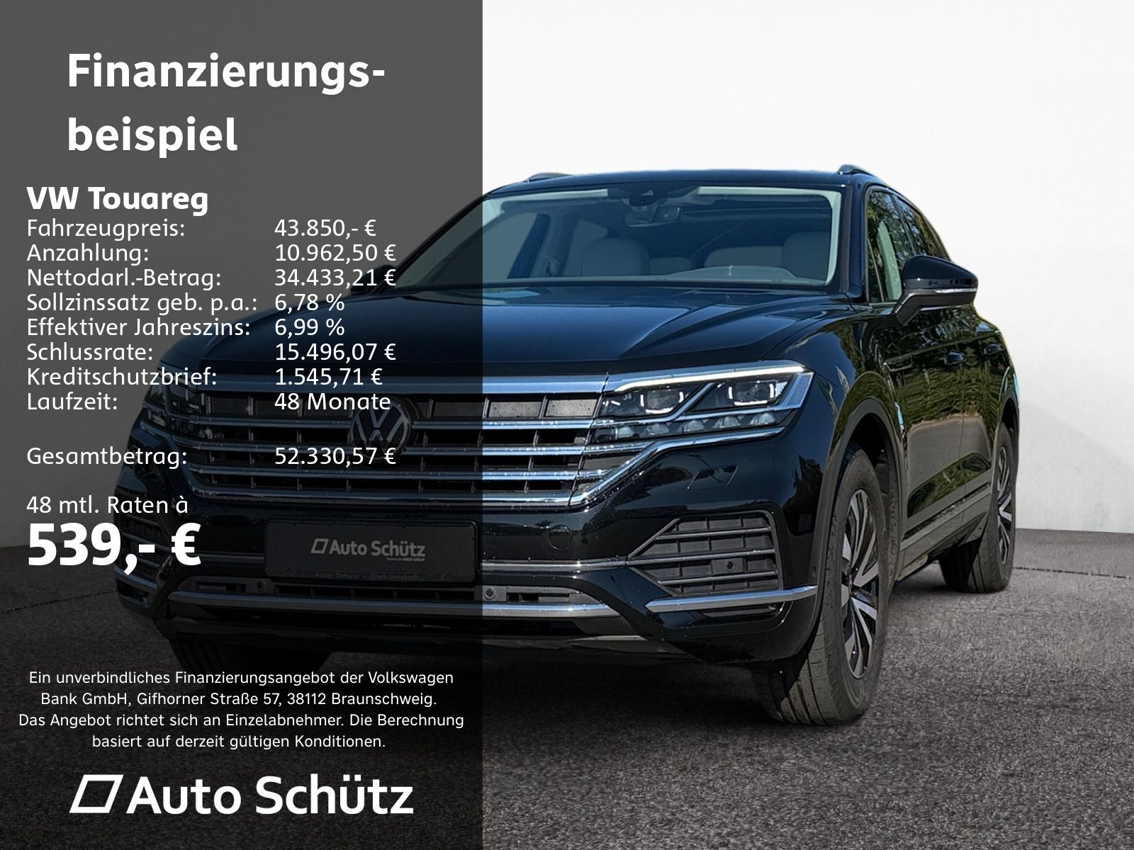 Volkswagen Touareg 3.0 TDI Elegance 4Motion+AHK+NAVI+Luft+L