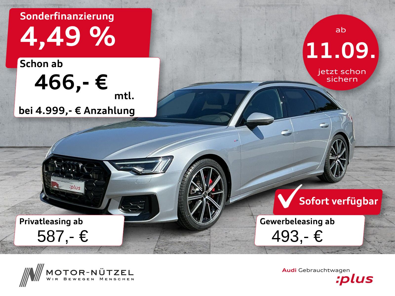 Audi A6 Avant 55 TFSI e QU S-LINE MATRIX+NAVI+HuD+AHK