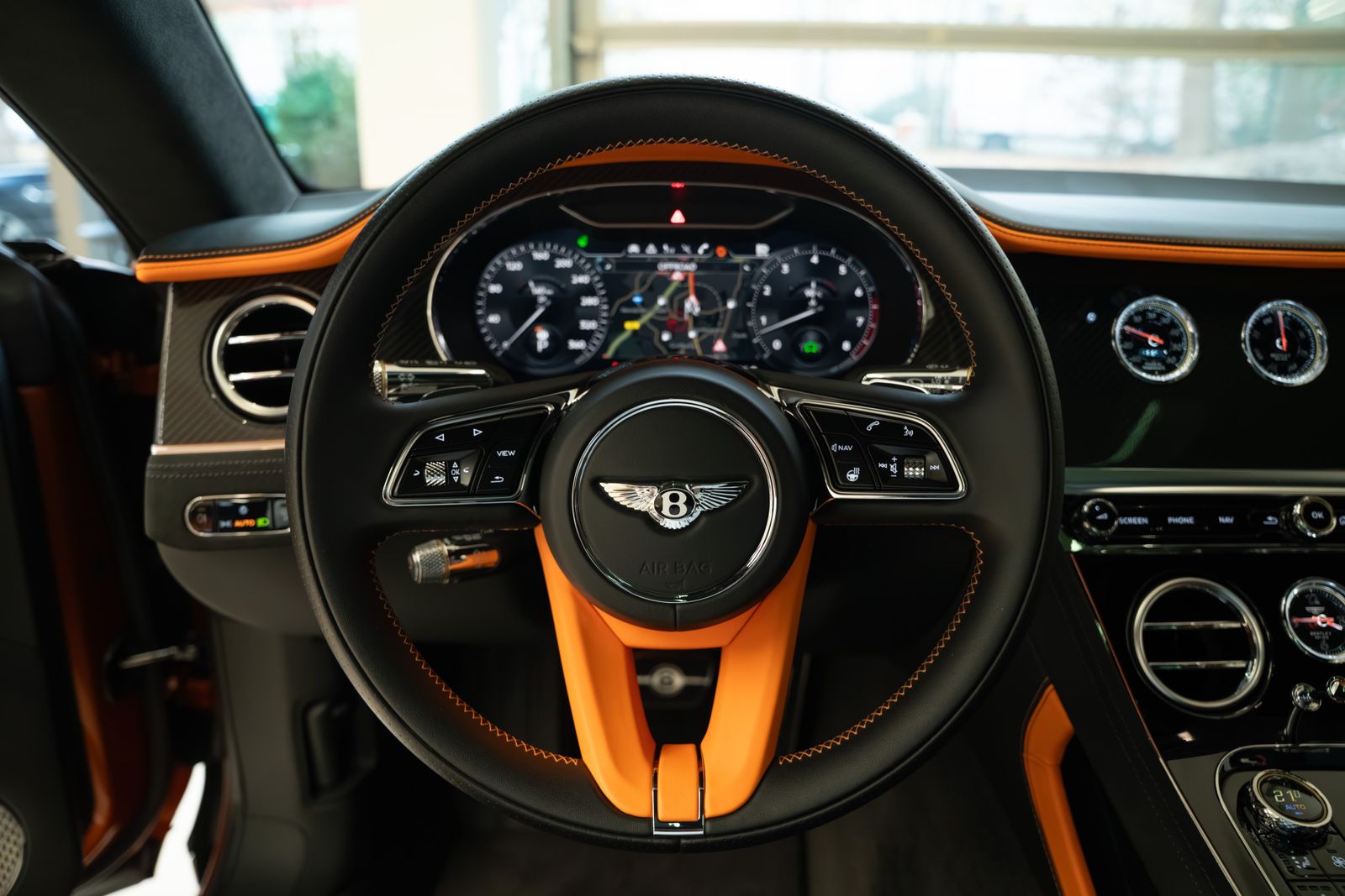 Bentley Continental GT Speed W12 Mandarin Hide Mulliner